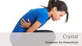  Presentation with trachea and stomach - Slide deck featuring woman-is-holding-her-stomach background and a light gray colored foreground