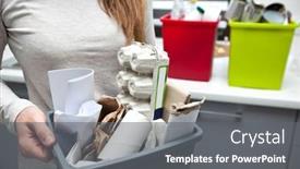  Presentation with boxing woman and a tawny - Audience pleasing presentation consisting of woman-is-holding-the-full backdrop and a gray colored foreground