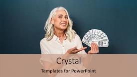  Presentation with old fashion photo album - Amazing theme having woman isolated over dark blue backdrop and a coral colored foreground