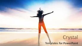  Presentation with tropical beach sunset - 