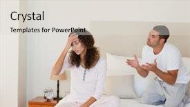  Presentation with dispute - Colorful PPT theme enhanced with doctor apply laryngoscope for insert backdrop and a gray colored foreground