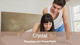  Presentation with classified - Beautiful PPT layouts featuring woman marking classified ads backdrop and a coral colored foreground