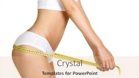  Presentation with healthy lifestyles - Cool new presentation with woman measuring perfect shape of beautiful hips healthy lifestyles concept backdrop and a lemonade colored foreground