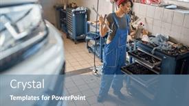  Presentation with female mechanic - 