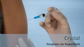  Presentation with diseases - Presentation theme consisting of woman-medical-doctor-in-special background and a light blue colored foreground