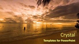  Presentation with tropical beach sunset - 