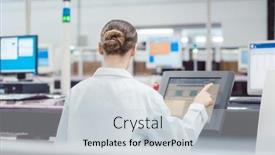  Presentation with compute - Theme with woman-on-control-compute background and a lemonade colored foreground