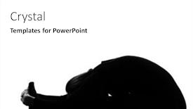  Presentation with posture - Beautiful PPT layouts featuring woman-paschimottanasana-yoga-pose-posture backdrop and a white colored foreground