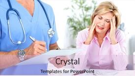  Presentation with mental care - Amazing slides having woman patient mental health backdrop and a lemonade colored foreground