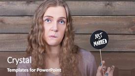  Presentation with indian woman bridal face - PPT layouts with woman poses face ans shows background and a  colored foreground