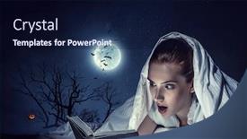  Presentation with reading - Colorful PPT layouts enhanced with woman-reading-book-mixed-media backdrop and a wine colored foreground