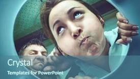  Presentation with toilet - Cool new theme with woman ready to puke backdrop and a ocean colored foreground