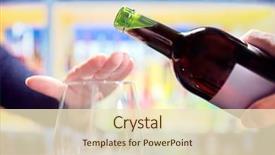  Presentation with alcohol - Amazing theme having woman refusing more alcohol backdrop and a lemonade colored foreground