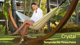  Presentation with indonesia - Cool new presentation with british commuter train passing through a station in the early morning backdrop and a coral colored foreground