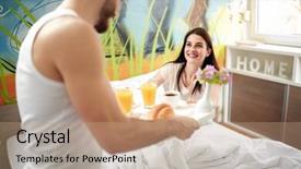  Presentation with loving hearts love heart candy - Theme with woman s day orange - boyfriend with love serving breakfast background and a  colored foreground