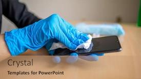  Presentation with alcohol - Slide set featuring woman-s-hand-in-blue background and a coral colored foreground