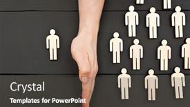  Presentation with viruses - Slides having woman-s-hand-separates-one background and a dark gray colored foreground