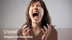  Presentation with woman and drugs - Slide deck having young girl sitting with soprano recorder and white background background and a lemonade colored foreground