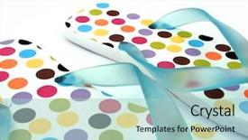  Presentation with shoe - Beautiful PPT theme featuring woman shoe for summer and beach isolated on white bacground backdrop and a light blue colored foreground