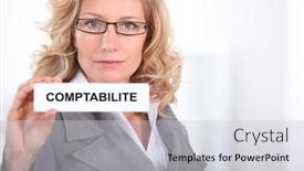  Presentation with weight loss woman showing - Slides having woman-showing-label background and a light gray colored foreground