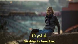  Presentation with ancient - PPT layouts enhanced with woman-sits-on-an-ancient background and a tawny brown colored foreground