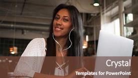  Presentation with uromastyx a genus of african - Theme featuring woman sitting in a caf background and a tawny brown colored foreground
