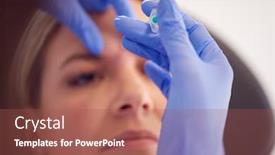  Presentation with anti ageing - Slide deck consisting of woman-sitting-in-chair-being background and a red colored foreground