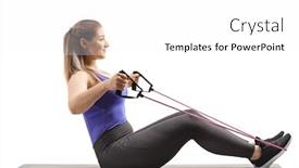  Presentation with resistance - Slide deck with woman-sitting-on-the-floor background and a white colored foreground