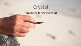  Presentation with joint - Slide deck having woman-smoking-a-joint background and a lemonade colored foreground