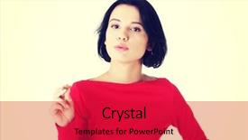  Presentation with electronic - Slide set with woman smoking electronic cigarette ecigarette background and a red colored foreground