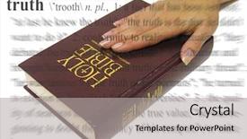  Presentation with truth - Theme with bible a truth theme background and a light gray colored foreground