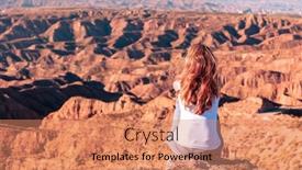  Presentation with landscape desert - 