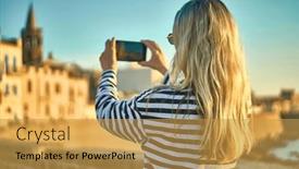  Presentation with woman world - 