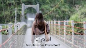  Presentation with suspension bridge - 