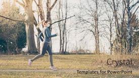  Presentation with covid - Theme with woman-wants-to-retain background and a coral colored foreground