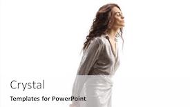  Presentation with elegant - Theme with woman-wearing-an-elegant-mini background and a  colored foreground