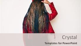  Presentation with day dead - PPT layouts featuring woman-wearing-day background and a lemonade colored foreground