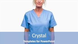  Presentation with simple nature - Amazing presentation having woman wearing doctor nurse uniform backdrop and a  colored foreground