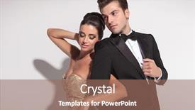  Presentation with elegant - PPT theme consisting of groom wears - woman wearing elegant dress holding background and a violet colored foreground