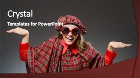  Presentation with philippine traditional dance - Cool new PPT layouts with woman wearing traditional scottish clothing backdrop and a  colored foreground
