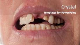  Presentation with concrete - Cool new presentation theme with frappe - woman who had fallen face backdrop and a coral colored foreground