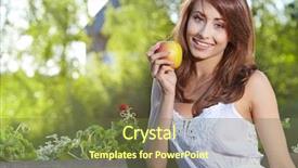  Presentation with apple cider vinegar histrory - Beautiful PPT theme featuring london eye with blue sky in the evening backdrop and a ocean colored foreground