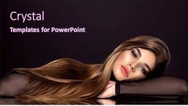  Presentation with color orange - Audience pleasing slide deck consisting of fashion model with a smokey backdrop and a wine colored foreground