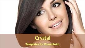  Presentation with indian woman face beauty - Audience pleasing slides consisting of woman with beauty long straight backdrop and a red colored foreground