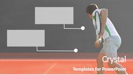  Presentation with infographic - Amazing slide set having woman with blank infographic chart backdrop and a coral colored foreground