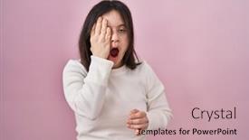  Presentation with down syndrome - Theme having woman-with-down-syndrome-standing background and a  colored foreground