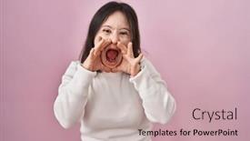  Presentation with hands down - 