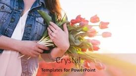  Presentation with tulip - 