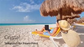  Presentation with caribbean - Cool new slide deck with belo horizonte minas gerais backdrop and a soft green colored foreground