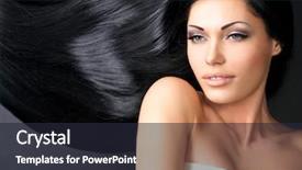  Presentation with black and darg orang preson - Cool new slides with woman with long straight black backdrop and a wine colored foreground